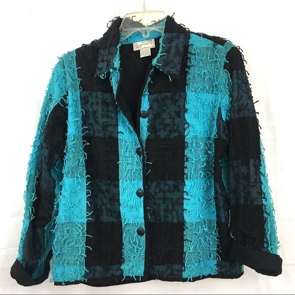 Vintage 80’s New Direction Color Block Jacket Size Medium - Picture 1 of 5